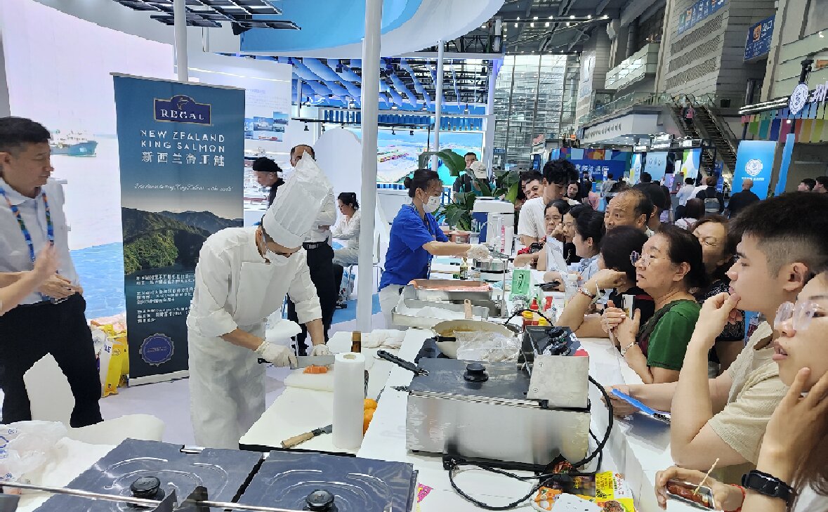 海納百川迎客來，漁潤萬家禮香臻——潤控食品亮相2024深圳國際漁業(yè)博覽會